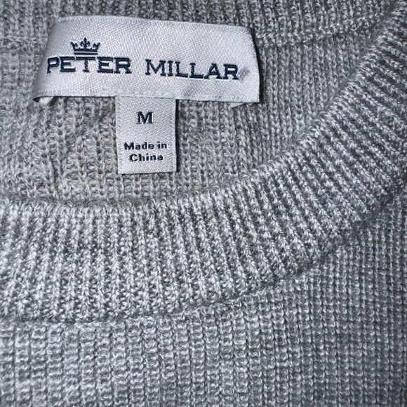 Peter Millar Apres Ski Crewneck Sweater in Dark‎ Cobalt - Picture 10 of 12